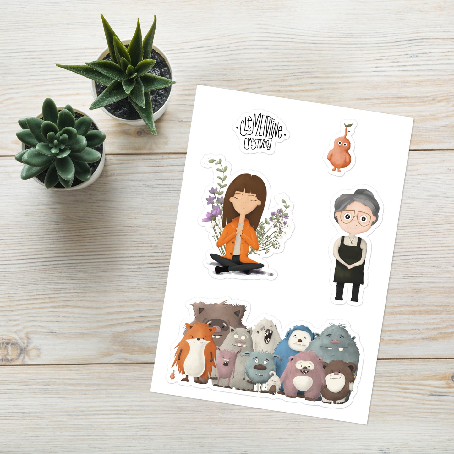 Clementine Crestwood - Characters Sticker sheet