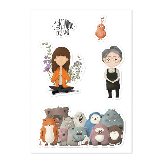 Clementine Crestwood - Characters Sticker sheet