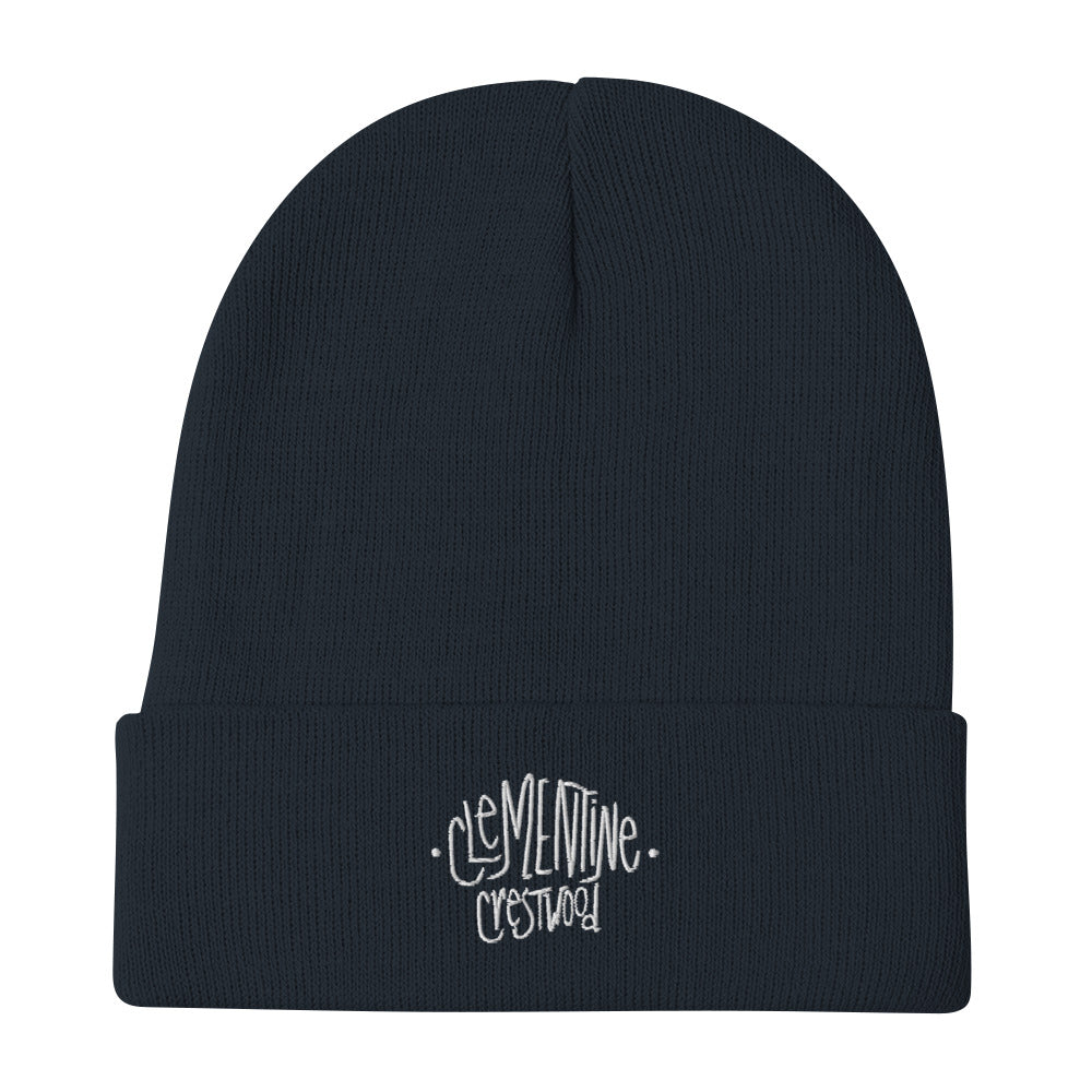 Clementine Crestwood - Chilly Nights Embroidered Beanie